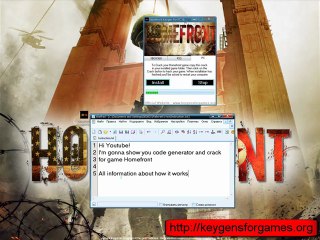 Homefront Free Game and crack PC, Xbox and PS3