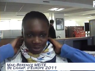 ITW Mae Berenice Meite apres EURO Berne