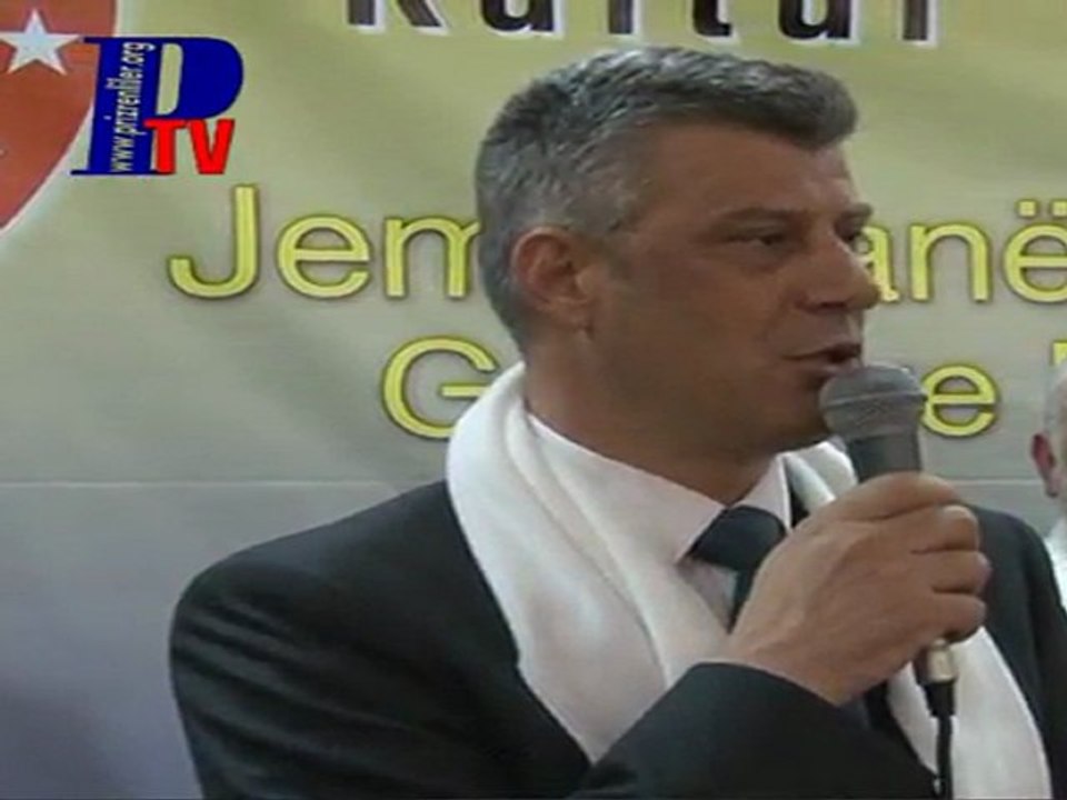 2011 Kosova Bağımsızlık Resepsiyonu Başbakan Hashim Thaçi