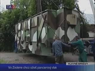 Vo Zvolene chcú oživiť pancierový vlak