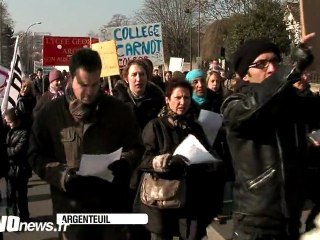 Argenteuil : Manifestion pour la défense de l'éducation