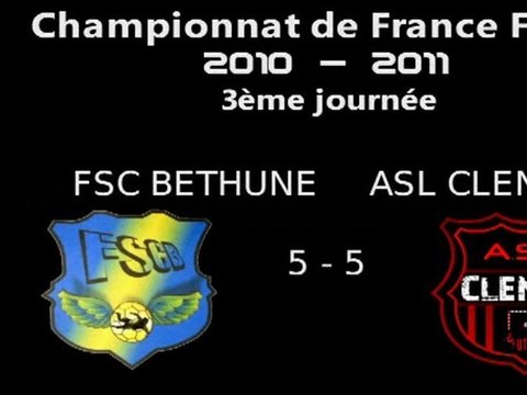 Béthune - Clénay Championnat de France Futsal 2010-2011