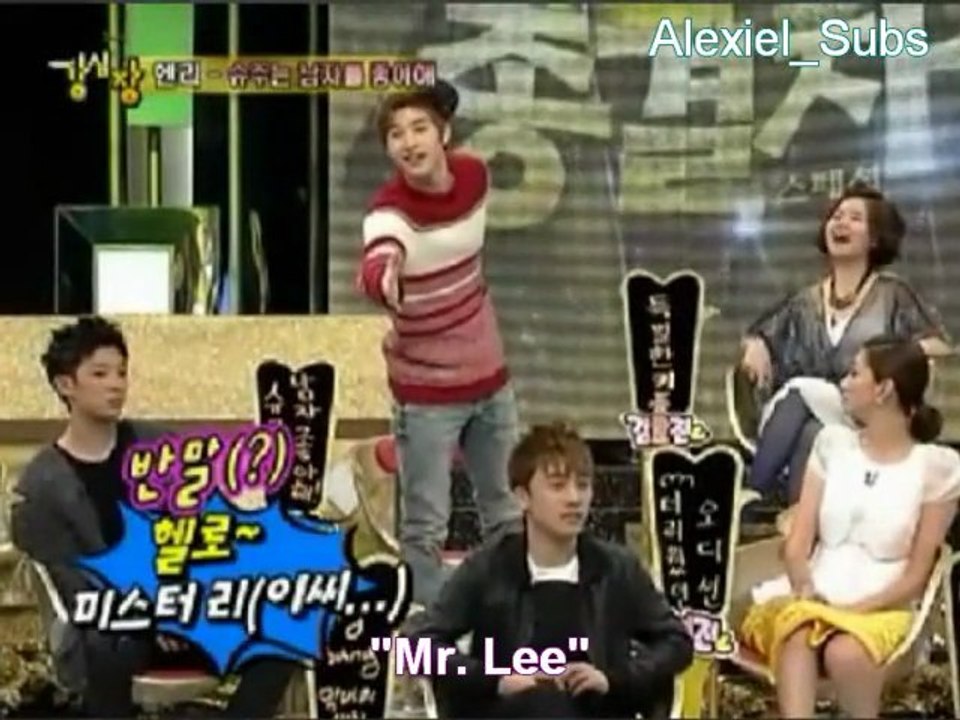 Super Junior -  Henry en Corazon Fuerte parte 2 1/3/11