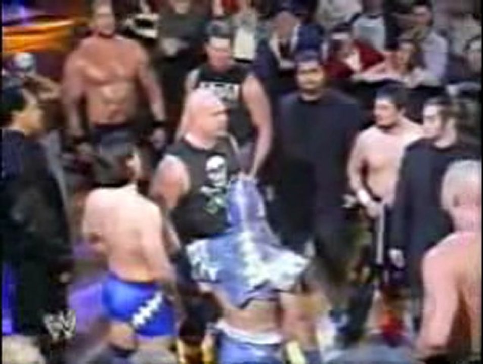 Stone Cold Steve Austin, Brock Lesnar & Paul Heyman segment
