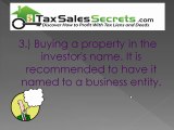 Three Common Mistakes in Tax Deed Investments