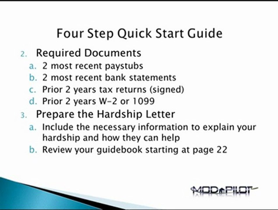 ModPilot Loan Modification Refinance
