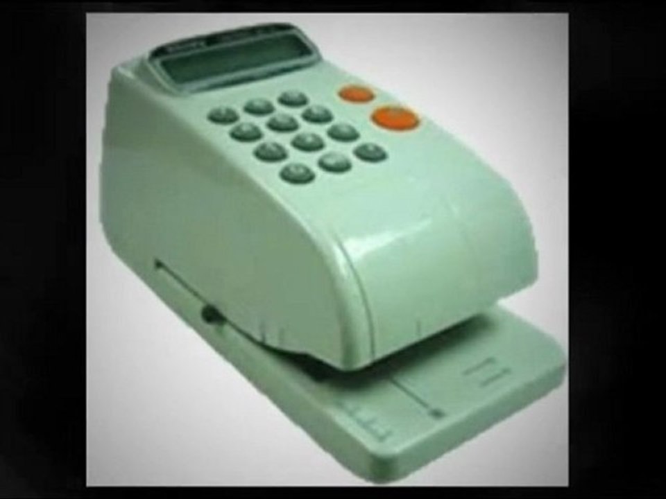 Cheque writer