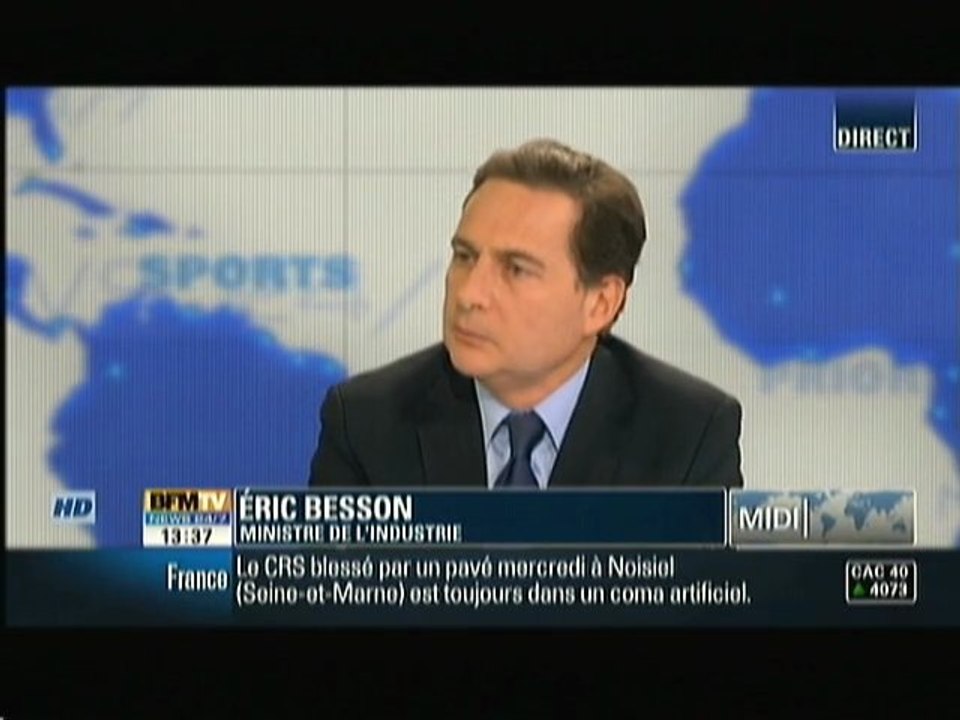ERIC BESSON - BFMTV - 04.03.2011