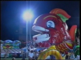 GONFIABILE PESCE ROSSO ANIMATO