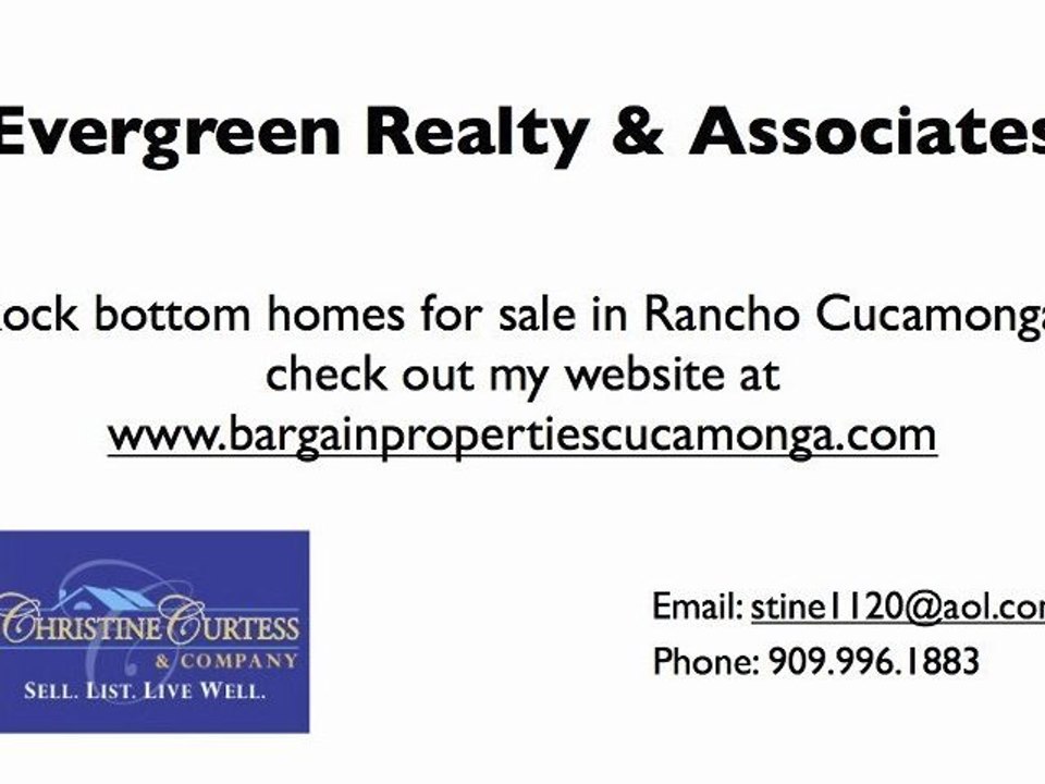 Find rehab properties in Rancho Cucamonga California