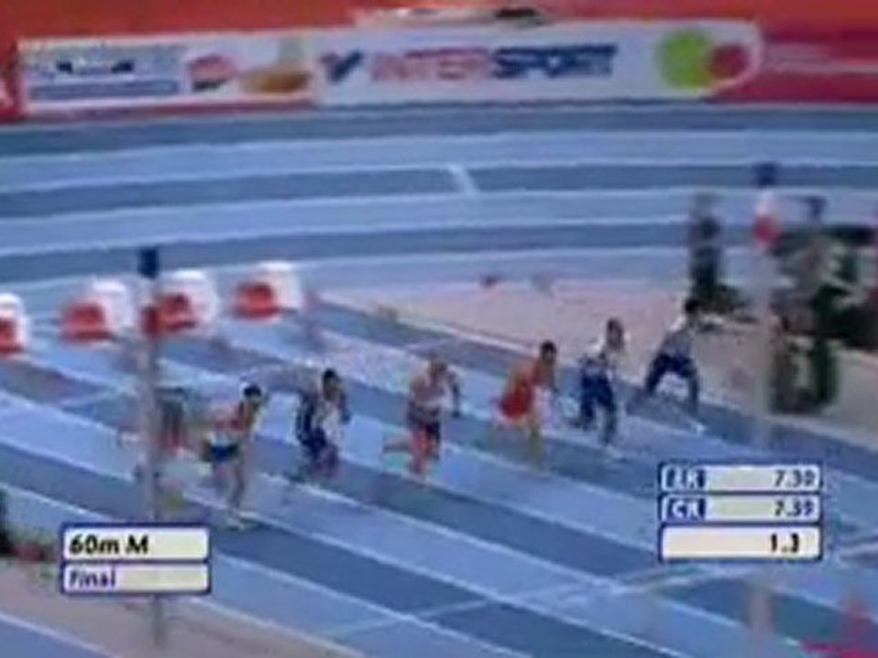 60m haies HOMMES finale Bercy Garfield Darien 2ème