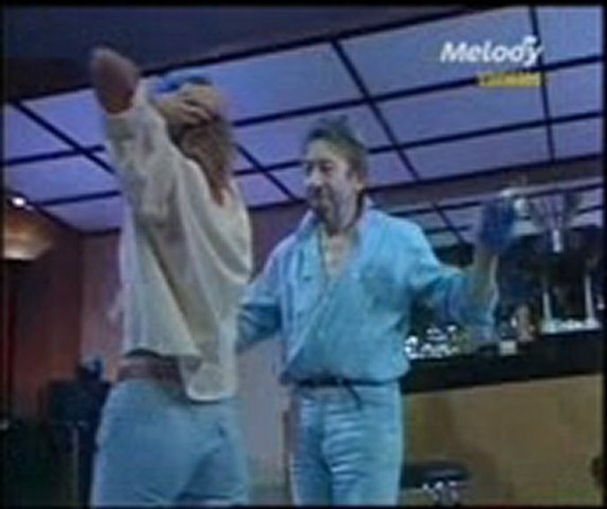 (curiosité 1985)-jacqueline Jolivet  et Gainsbourg  (invité)