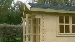 Building outdoor garden shed