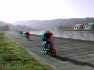 Honda Camino Club Video en 3D anaglyphe