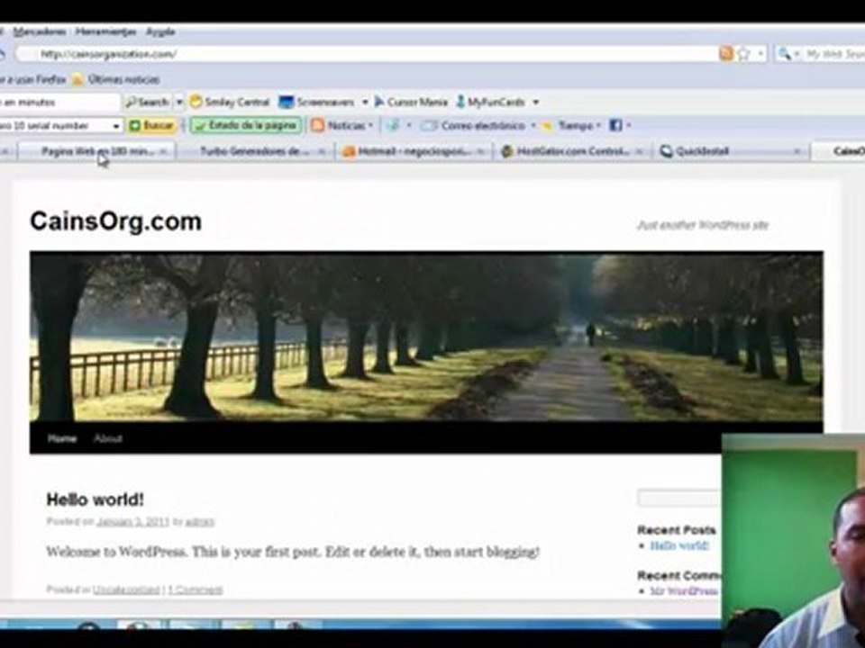 Haciendo una Pagina en Minutos