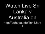 Live Sri Lanka vs Australia (SL vs Aus) Free Streaming