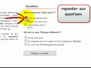 Comment s'inscrire sur olympe-network.com ?