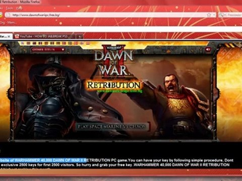 Warhammer 40000 Dawn of War II Retribution Crack + Keygen Se