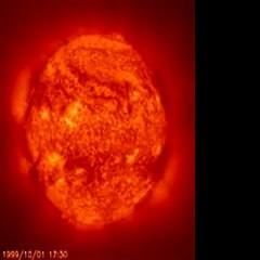 güneşin yakından görnümü