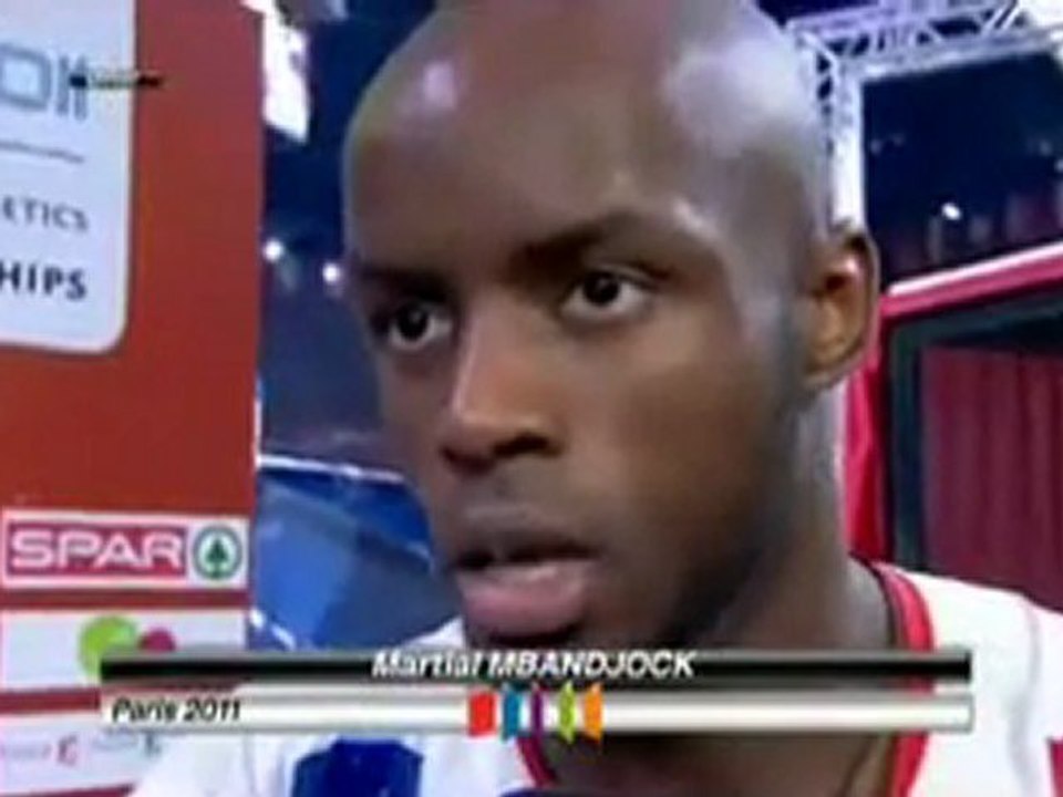 60m hommes Bercy série 2 martial mbandjock
