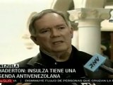 Chaderton: Insulza tiene una agenda antivenezolana