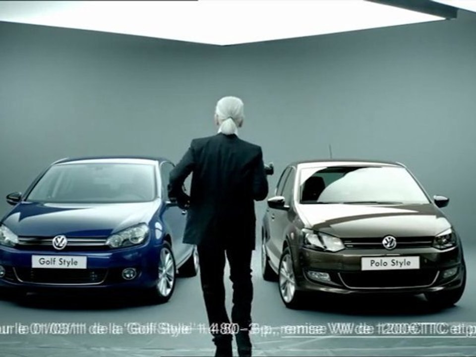 pub Volkswagen Golf Style Karl Lagerfeld 2011