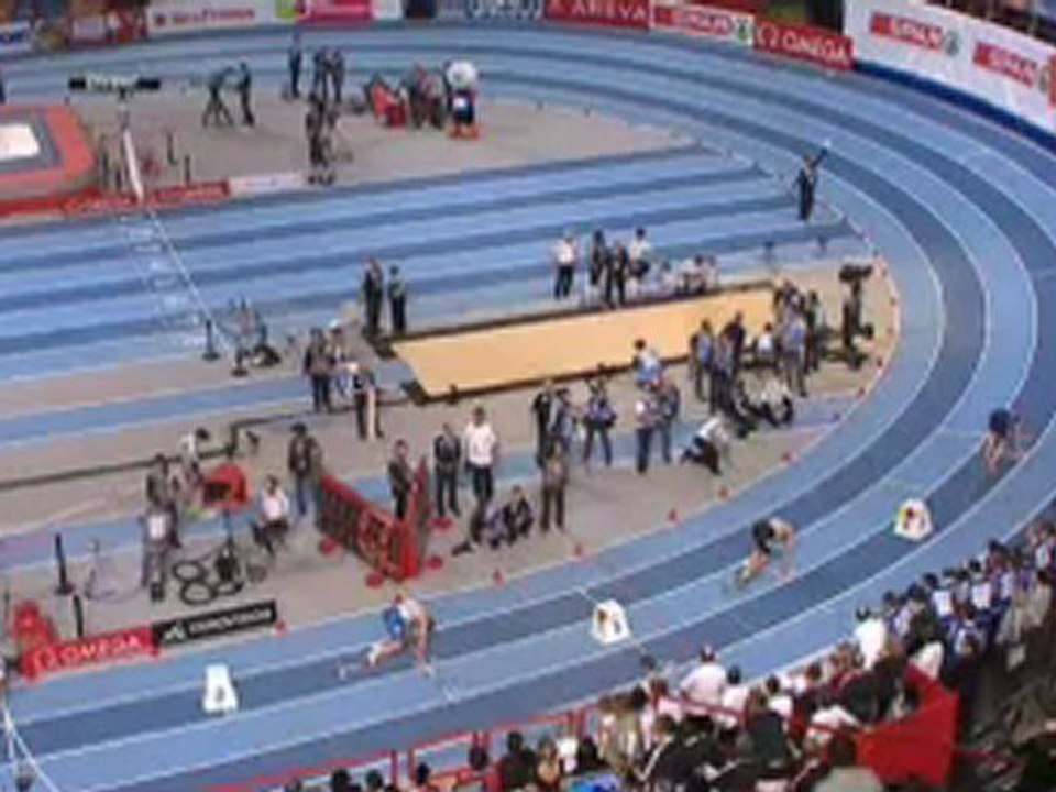 400m finale Bercy 2011 victoire de Leslie Djohne