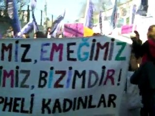 8 Mart Kadın Platformları mitingi// Kadıköy