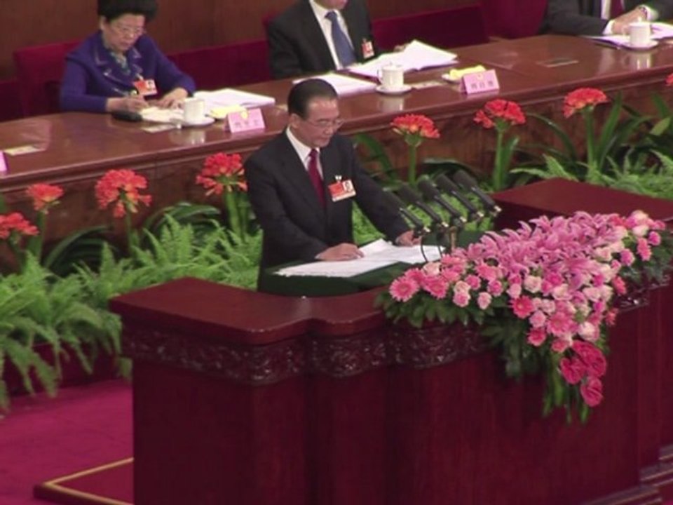 Ouverture de la session annuelle du parlement chinois