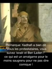 Kadhafi:"David Cameron ce menteur jvai lui crever les yeux"