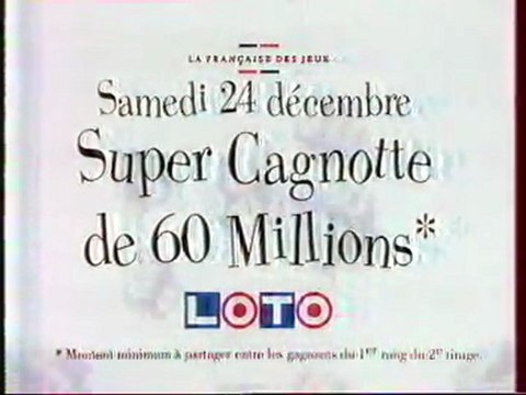 Publicité LOTO Francais des jeux 1994