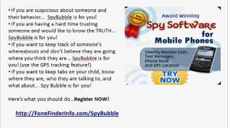How SpyBubble Works As A Fone Finder?