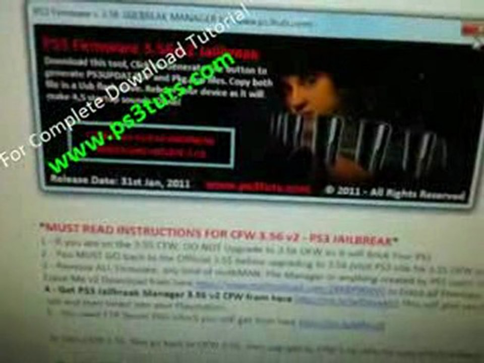 PS3 CFW Kmeaw 3.56 www.ps3tuts.com FREE Download