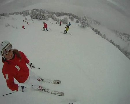 Vacances de fevrier 2011 à Chamrousse - Poudreuse