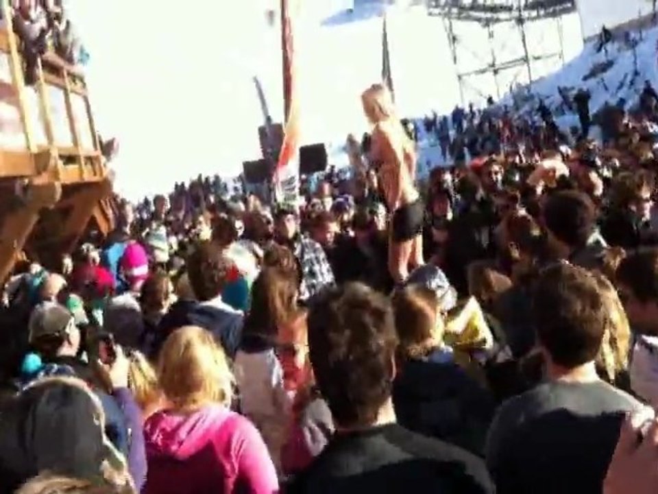 Les 2Alpes Happy Hour middle piste 02/2011