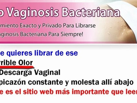 Hanna Castelli ALTO VAGINOSIS BACTERIANA tratamiento vagini