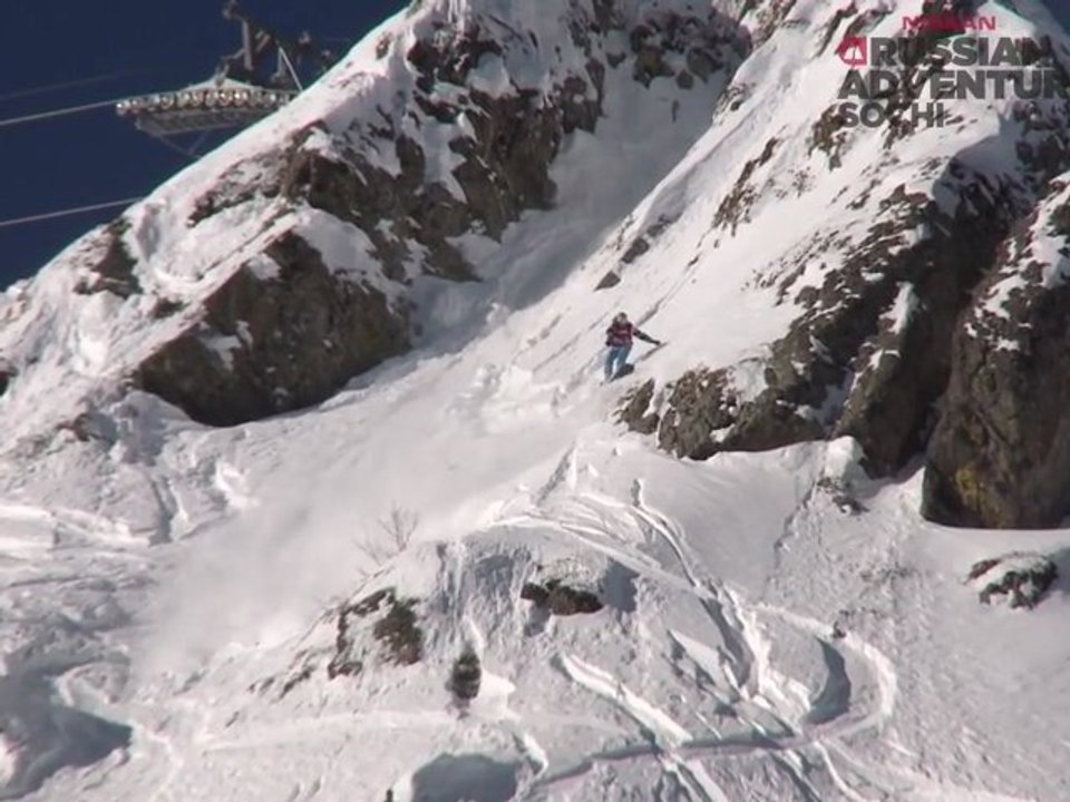 Flo Orley - 1st Snowboarder in Sochi