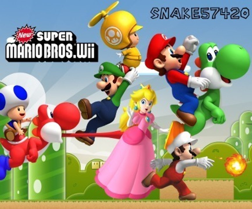 Vidéotest De New Super Mario Bros.Wii