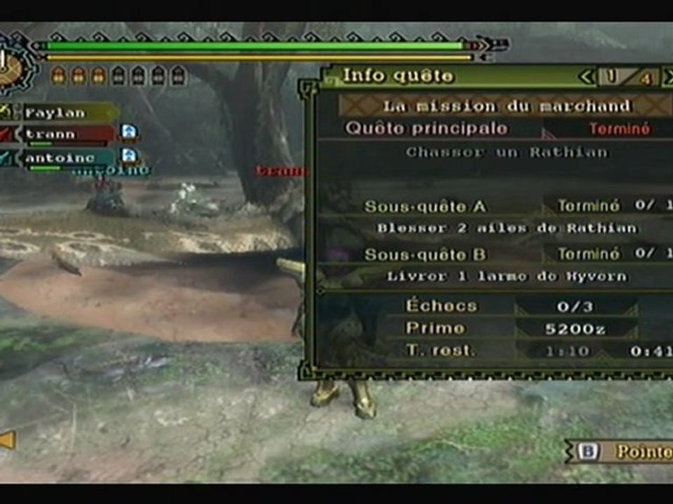 [ MHT ] Rathian VS T.I.I. / Tahitian Blood 1.10