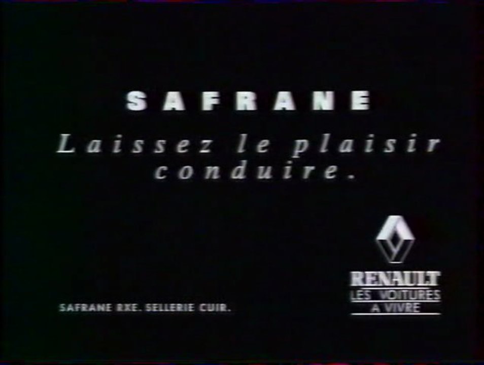 Publicité Safrane Renault 1992