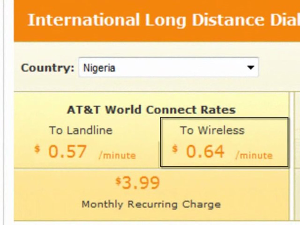 FREE $10 Nigeria Calling Card Bonus