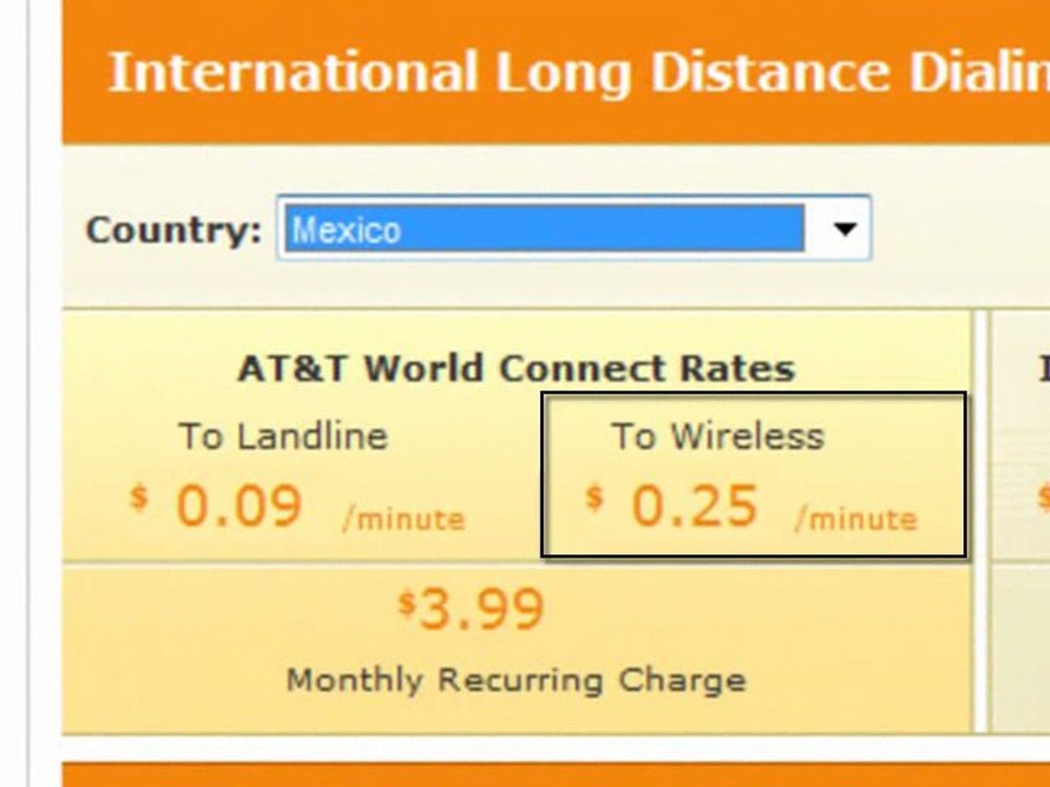 FREE $10 Mexico Calling Card Bonus