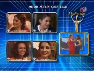 Maite Perroni y Dominika Paleta Premios TvyNovela 2011
