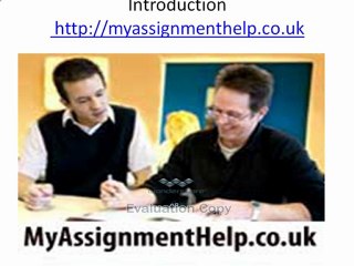 Online assignment help UK : http://myassignmenthelp.co.uk