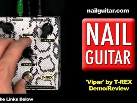 Guitar Pedal Demo: Viper - T-Rex Tremolo Stomp Box ...