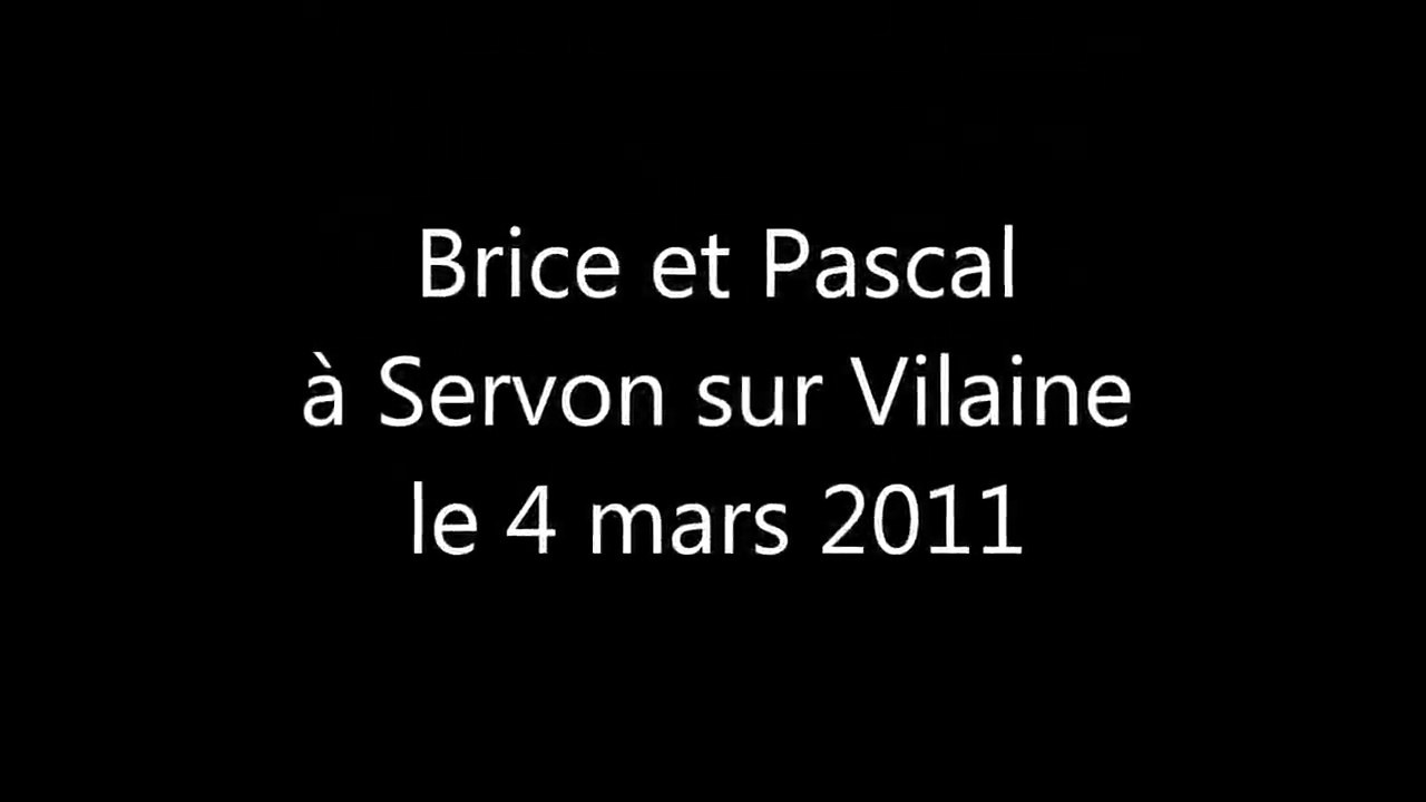 Brice et Pascal à Servon sur Vilaine le 4 mars 2011