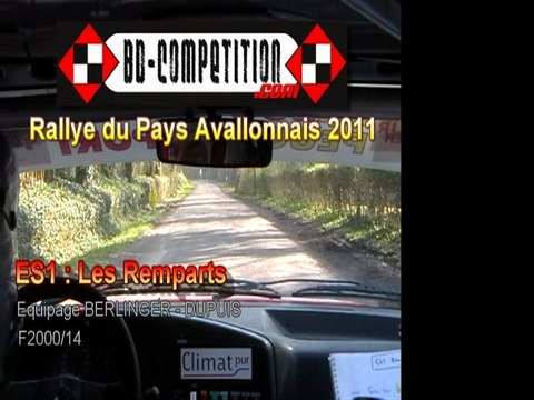 Rallye Pays Avallonnais 2011 - ES1 LES REMPARTS