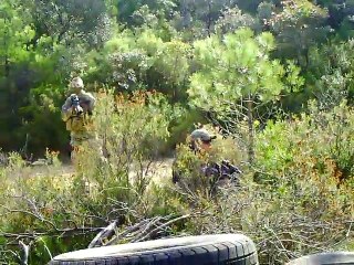 Attaque du camp adverse Florian en tête