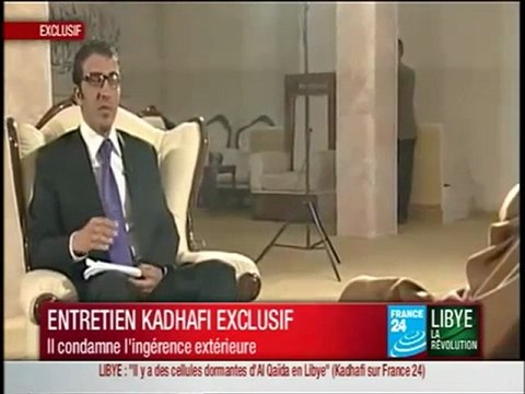 Interview de Kadhafi 07/03/2011 pour france24 part 2/2