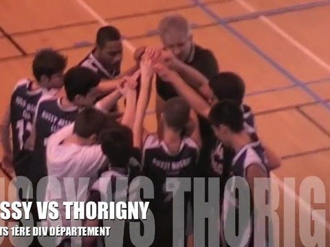 5ÈME JOURNÉE CADETS DÉPARTEMENT 1ÈRE DIV : BUSSY VS THORIGNY